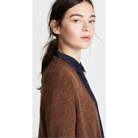 Madewell Kent Open Boyfriend Cardigan in Rust
 Size XXS/ excellent - Picture 2 of 7